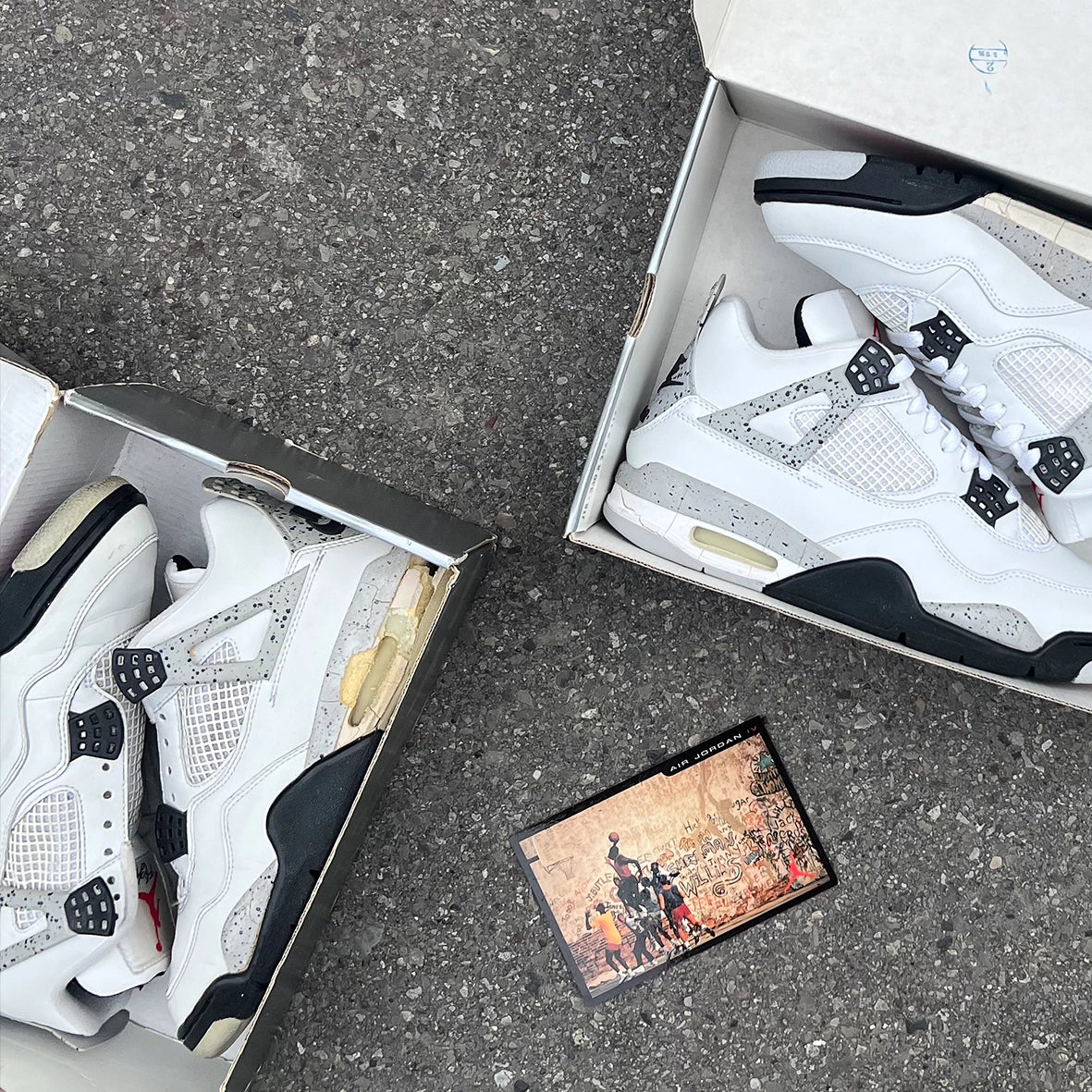 JORDAN 4 WHITE CEMENT - 1999