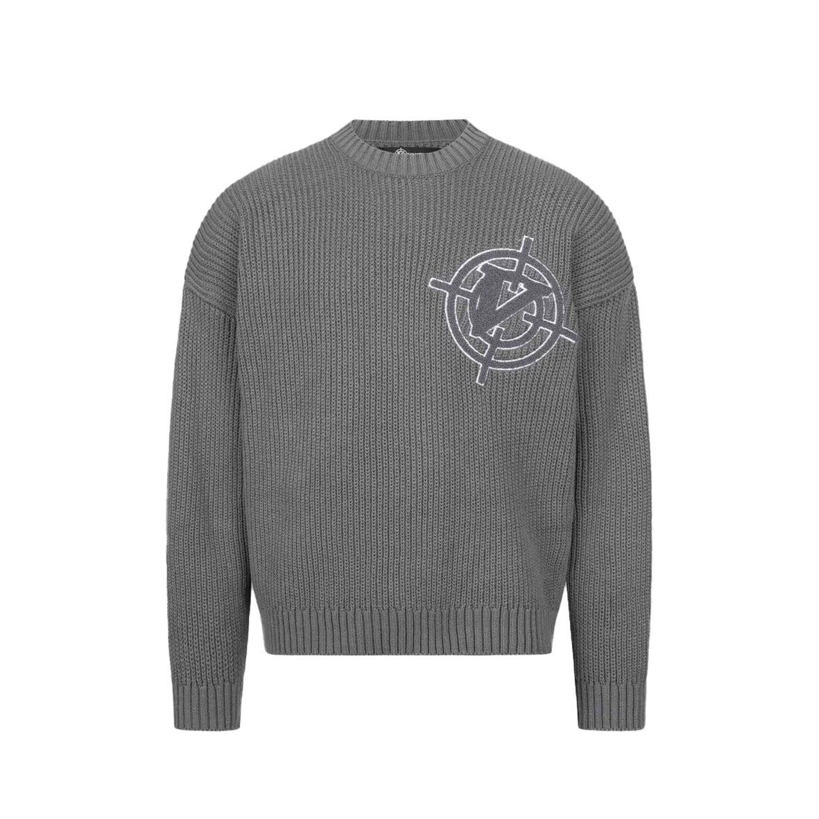 VICINITY V-Logo Knitwear Dark Grey