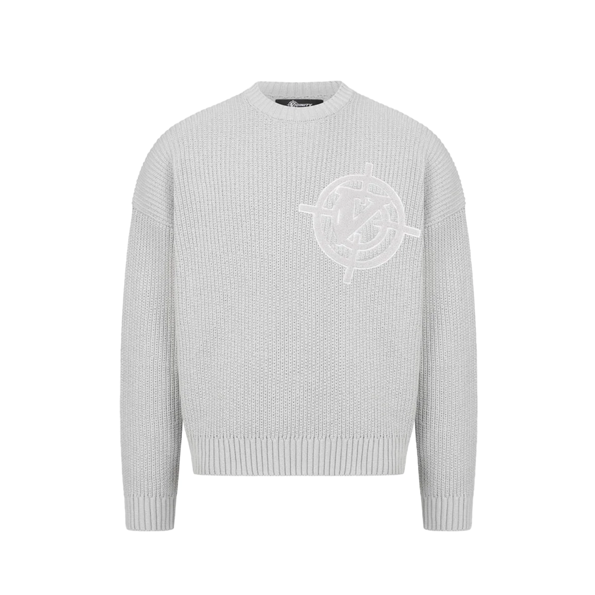 VICINITY V-Logo Knitwear Light Grey