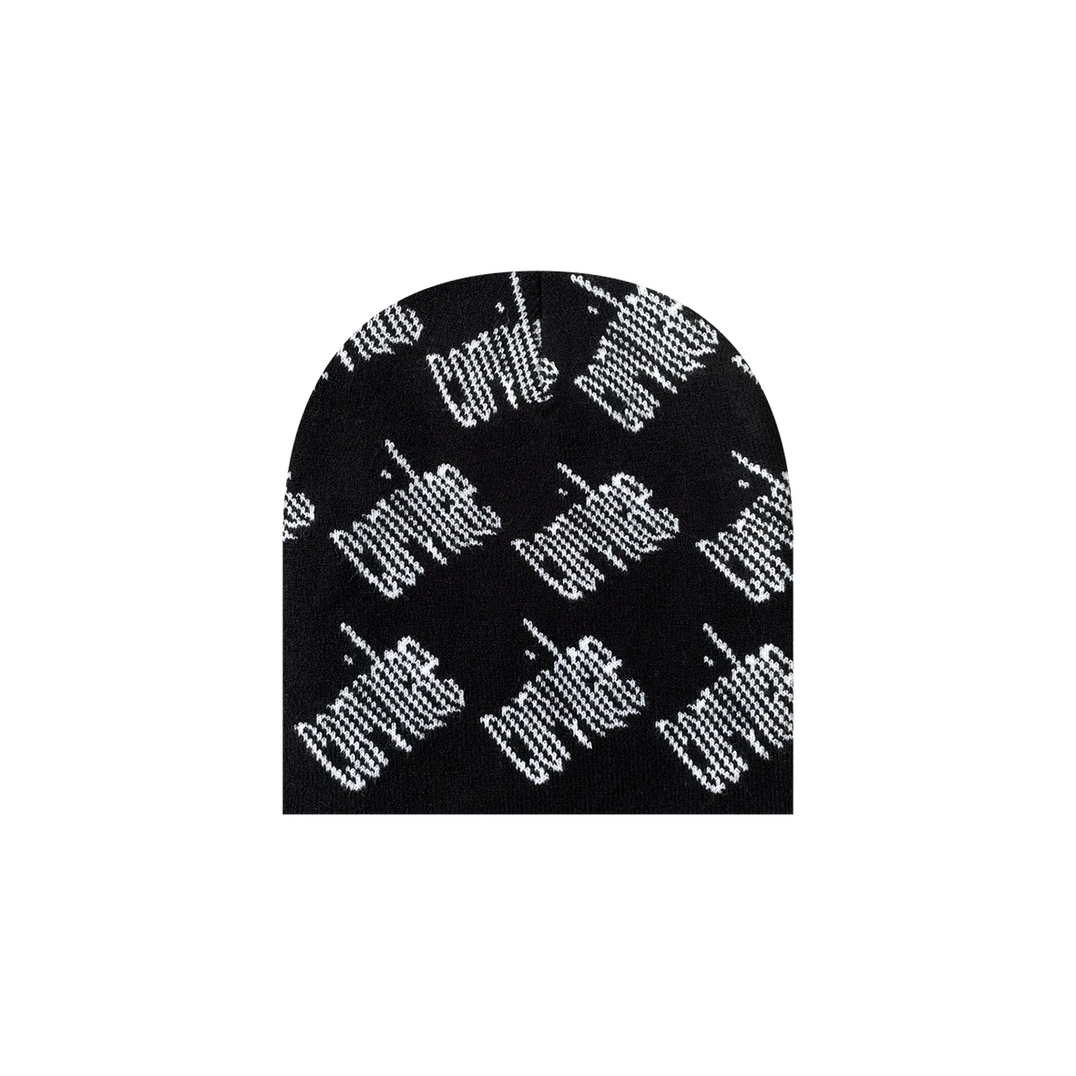 CORVIDAE Text Beanie Black