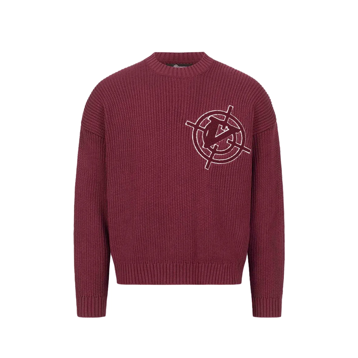 VICINITY V-Logo Knitwear Dark Cherry