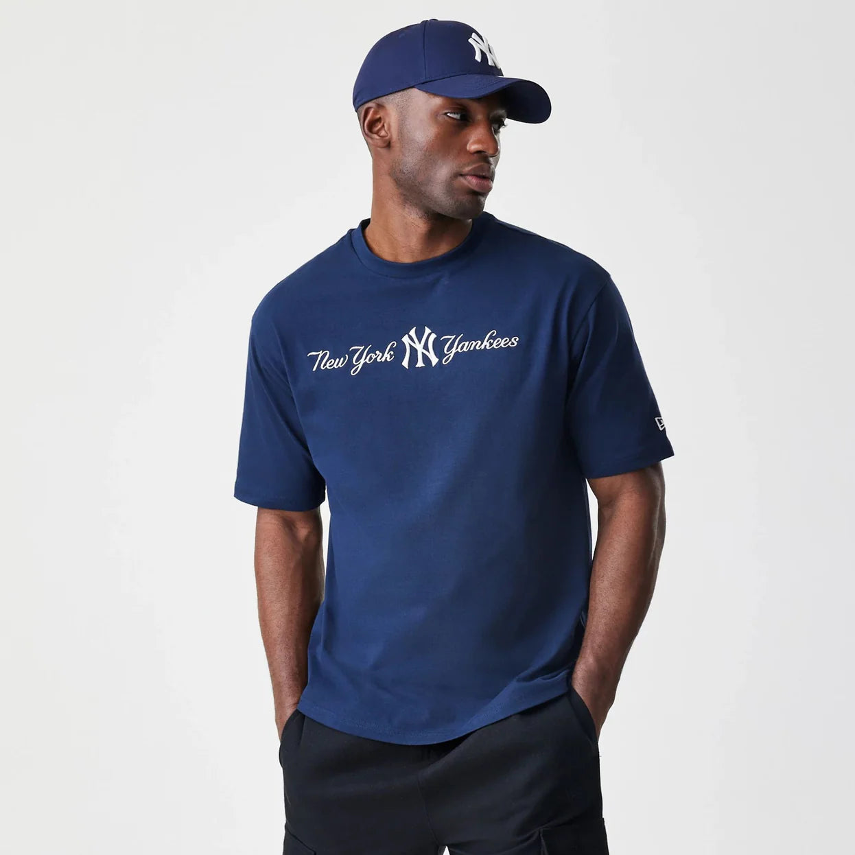 NEW ERA NY Yankees SFB MLB Script Oversized Tee