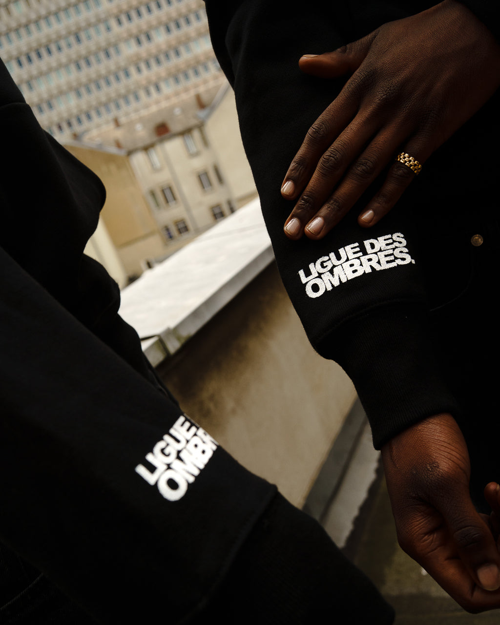 667 EKIP Flammes Hoodie Black