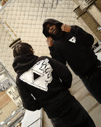 667 EKIP Flammes Hoodie Black