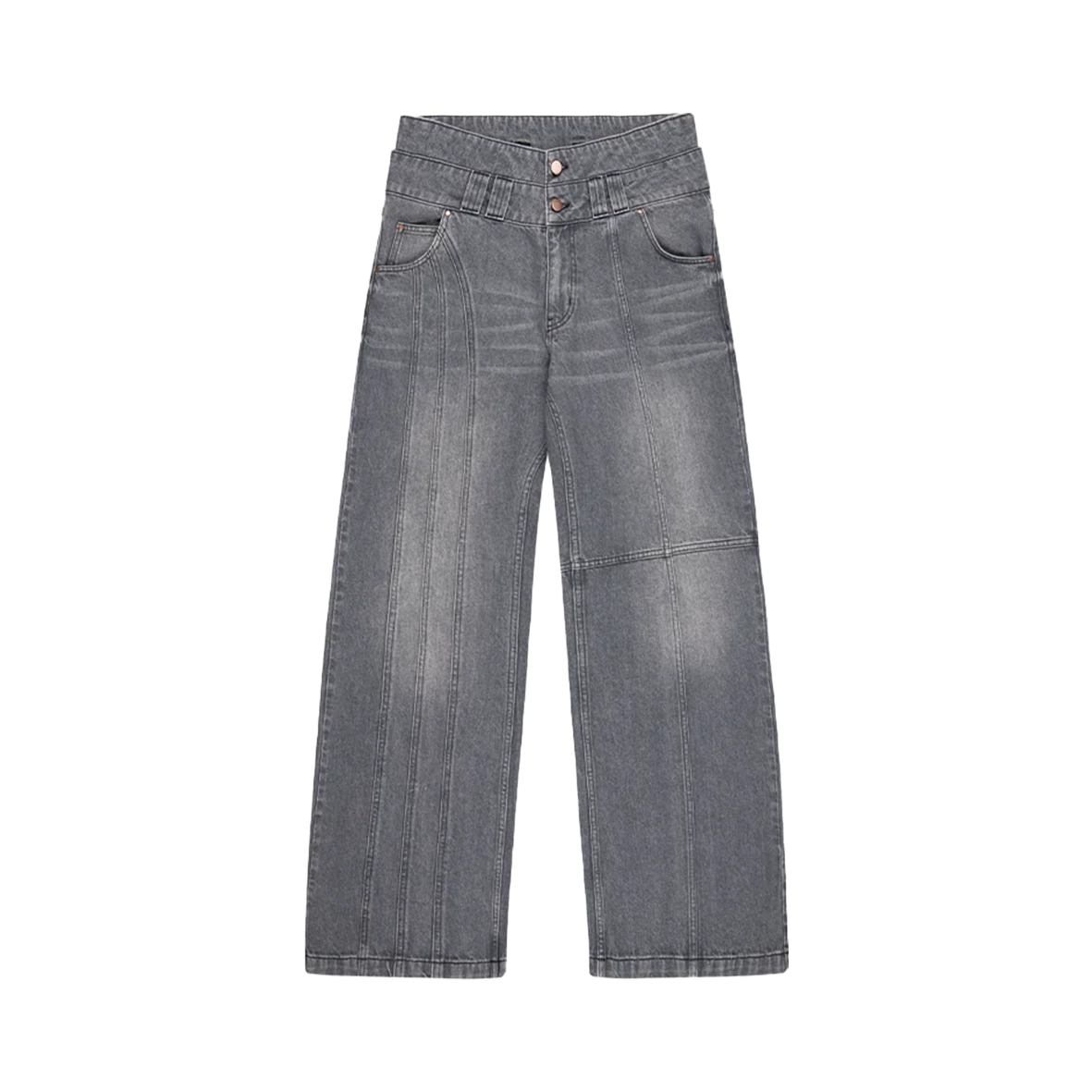 MOONLIGHT MANSION Construction Denim Grey