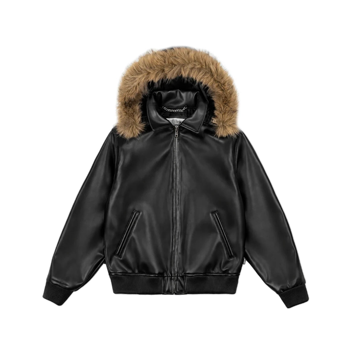 99BASED Al Capone Leather Jacket Black