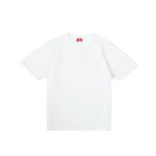 99BASED Daily Slim Button Up Waffle T-Shirt White