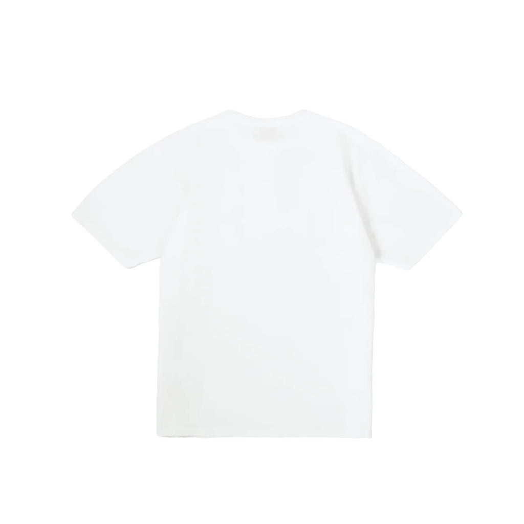 99BASED Daily Slim Button Up Waffle T-Shirt White