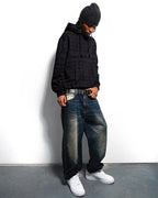 99BASED Paisley Hoodie Black