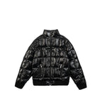 99BASED Quilted Slim Puffer Jacket Black