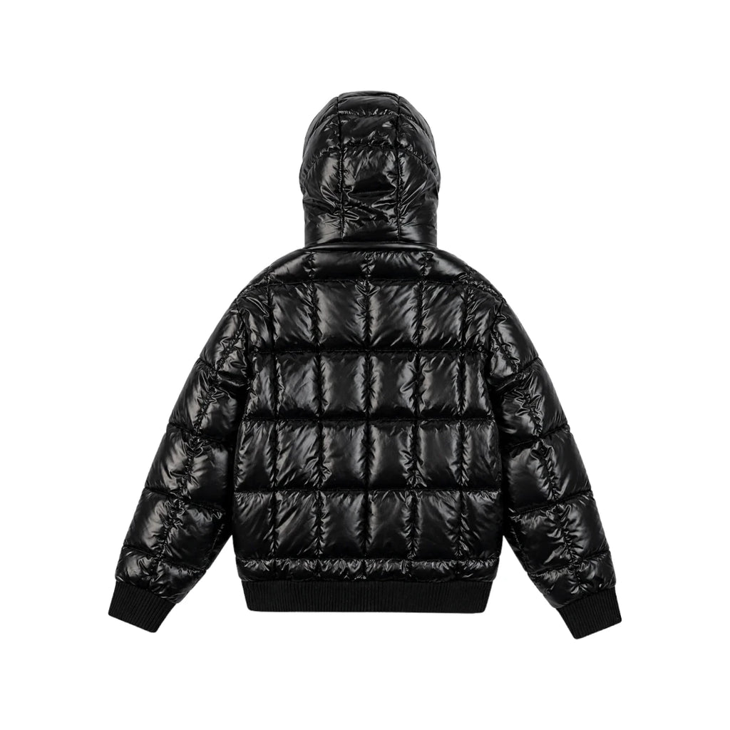 99BASED Quilted Slim Puffer Jacket Black