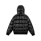 99BASED Quilted Slim Puffer Jacket Black
