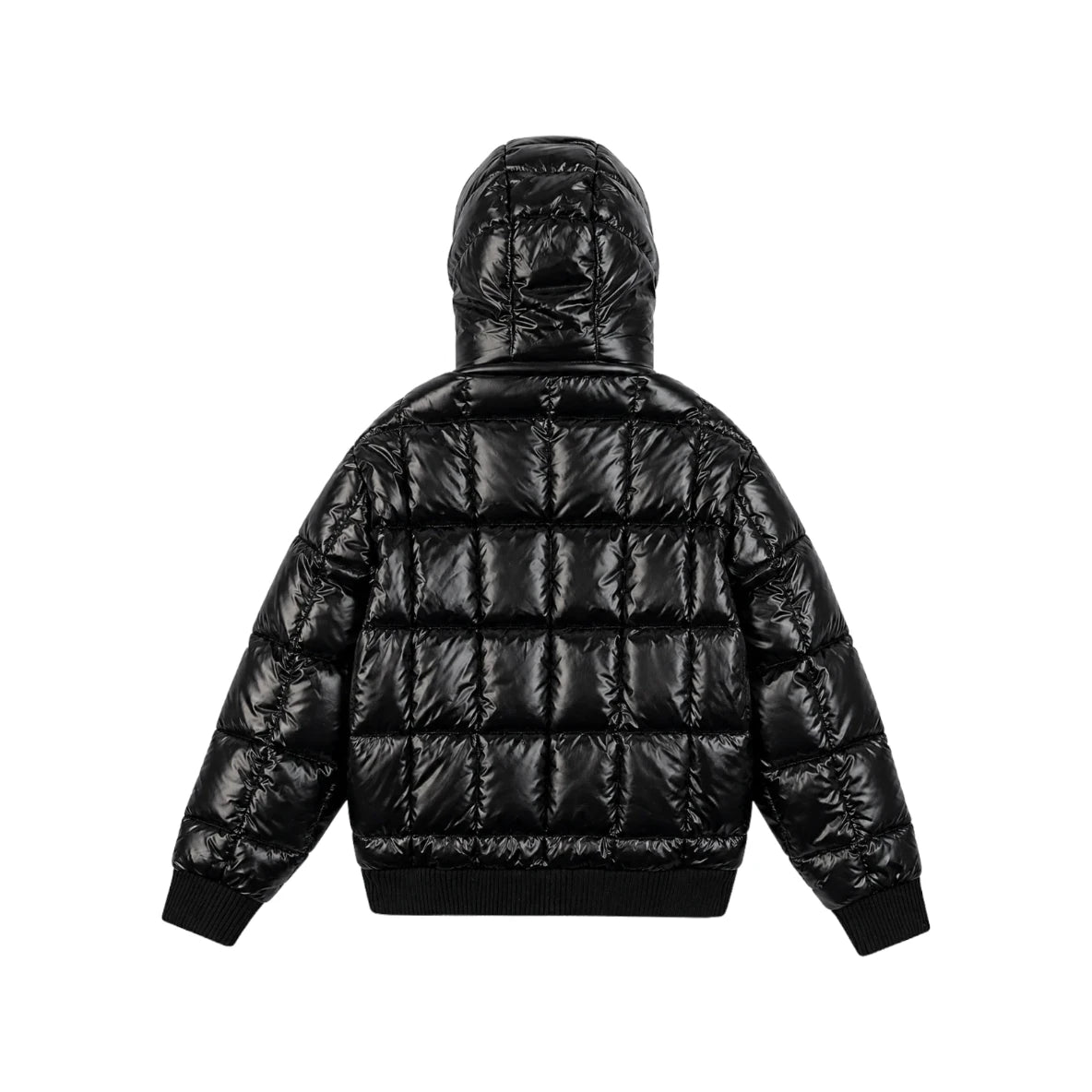 99BASED Quilted Slim Puffer Jacket Black