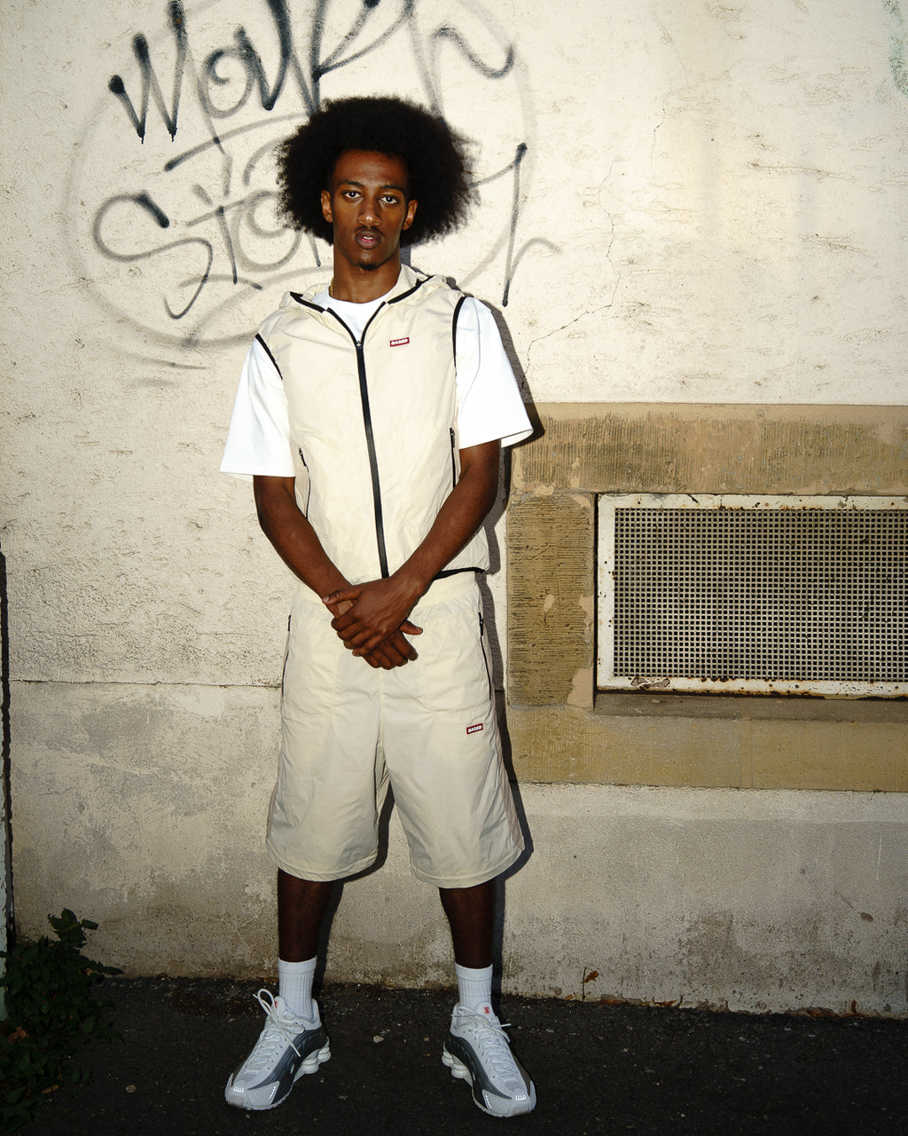 99BASED Hydro 2in1 Tech Pants Beige