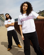 99BASED Multicolour T-Shirt White