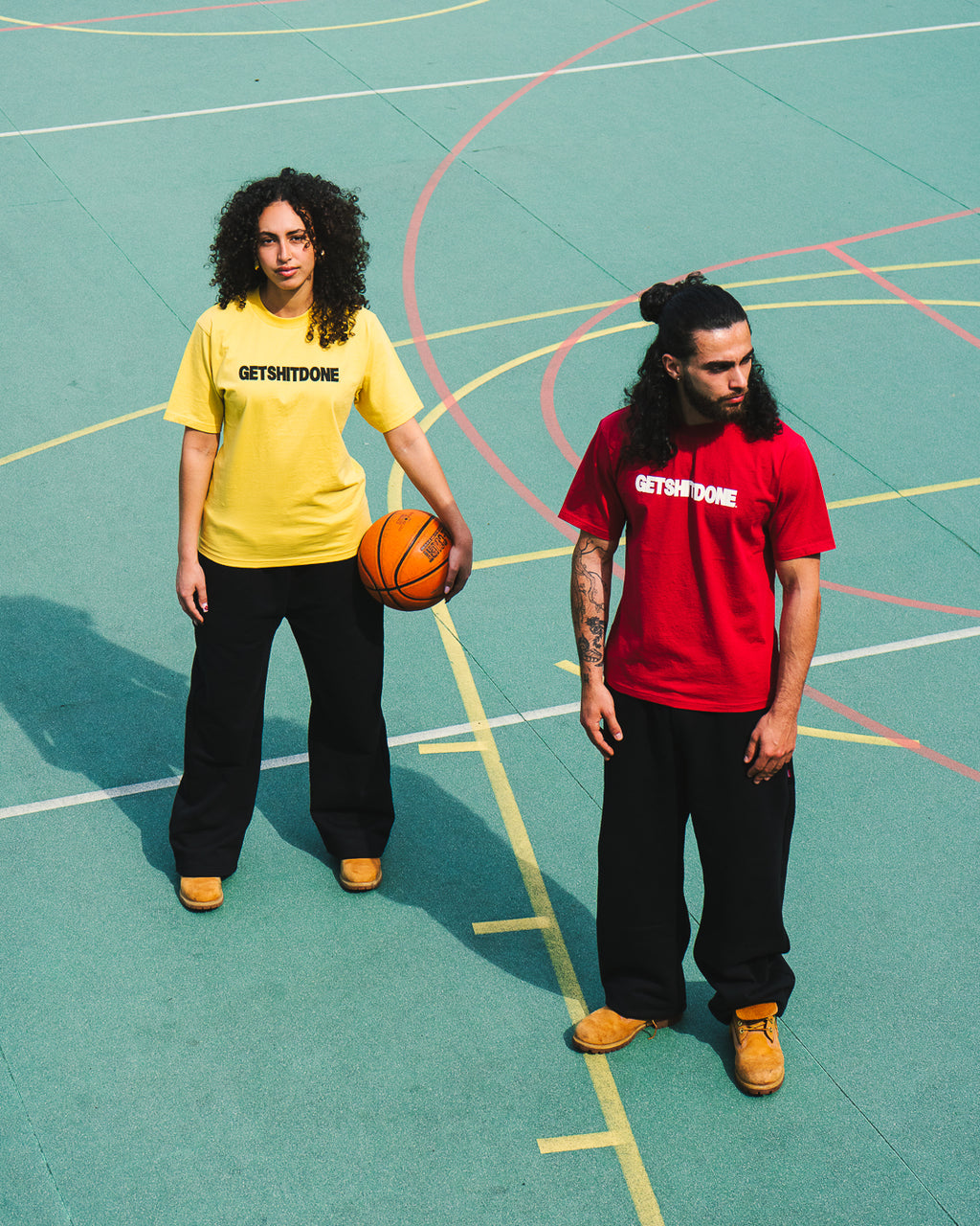 99BASED Get Shit Done T-Shirt Red