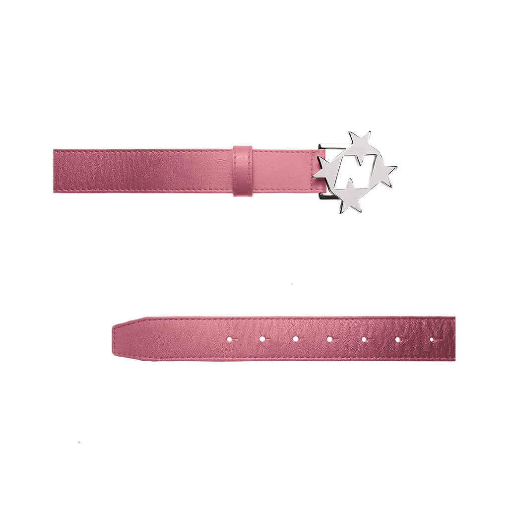 99BASED Logo Belt Pink