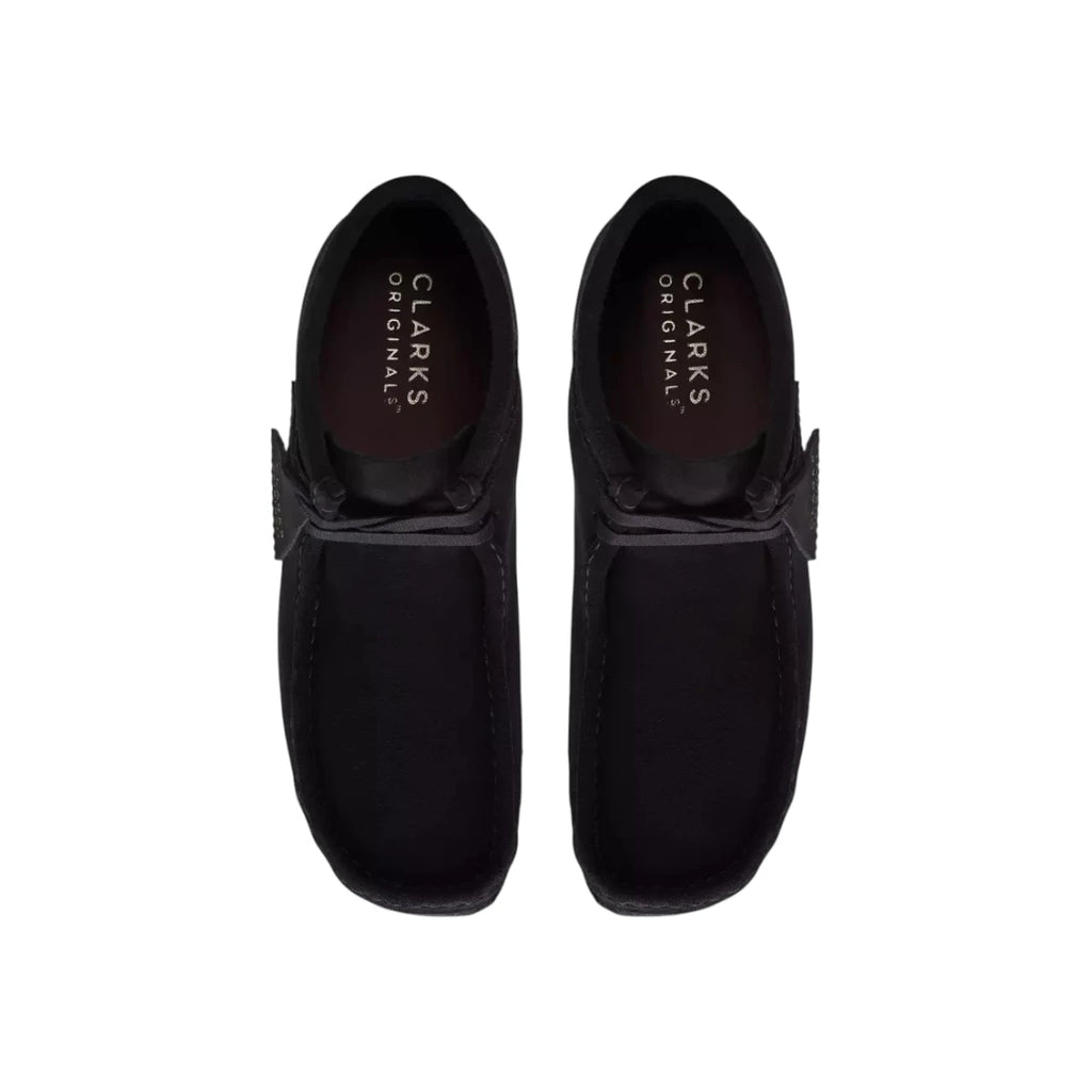 CLARKS ORIGINALS Bottines Wallabee en daim noir
