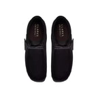 CLARKS ORIGINALS Bottines Wallabee en daim noir