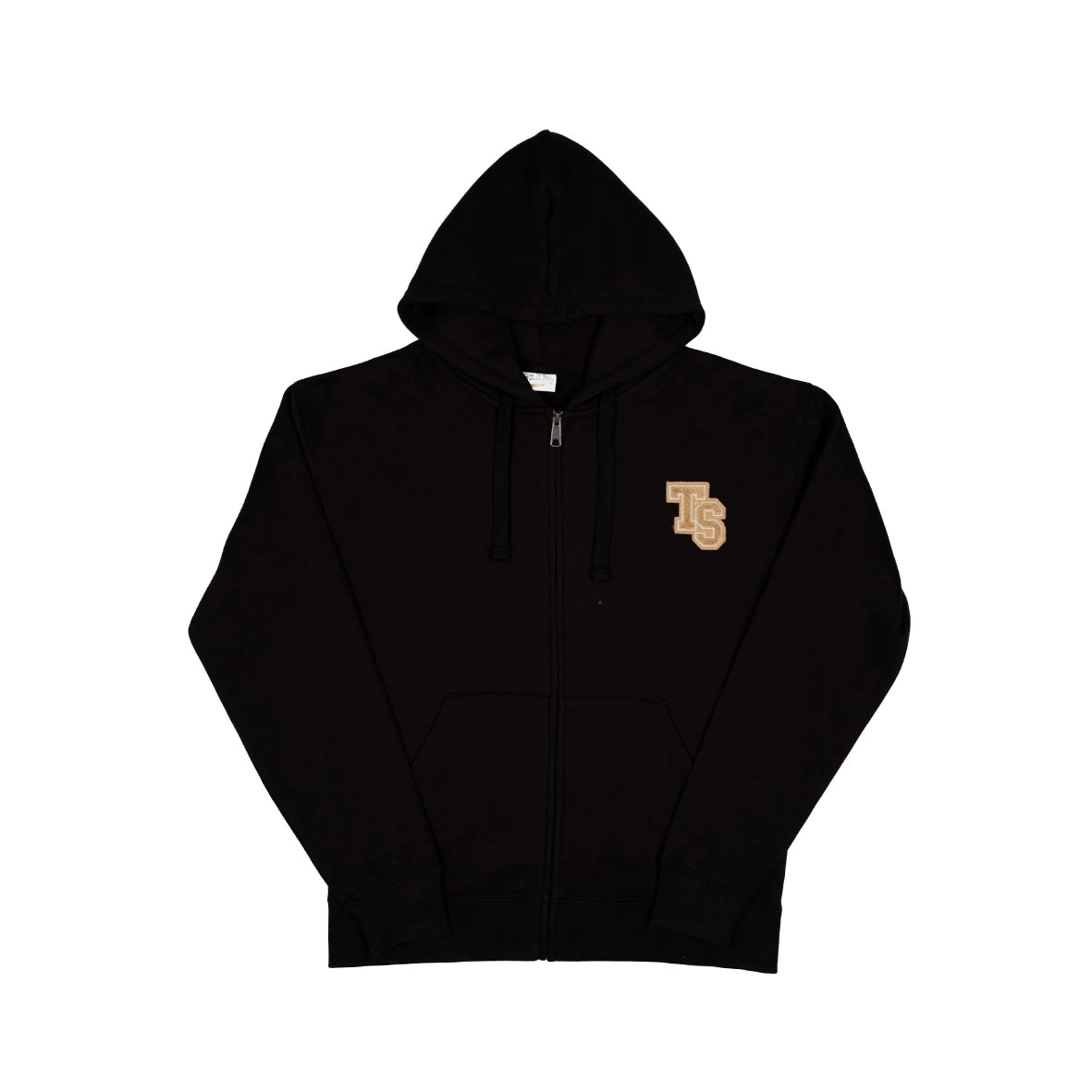 THE SOURCE "College" Zip Hoodie Black