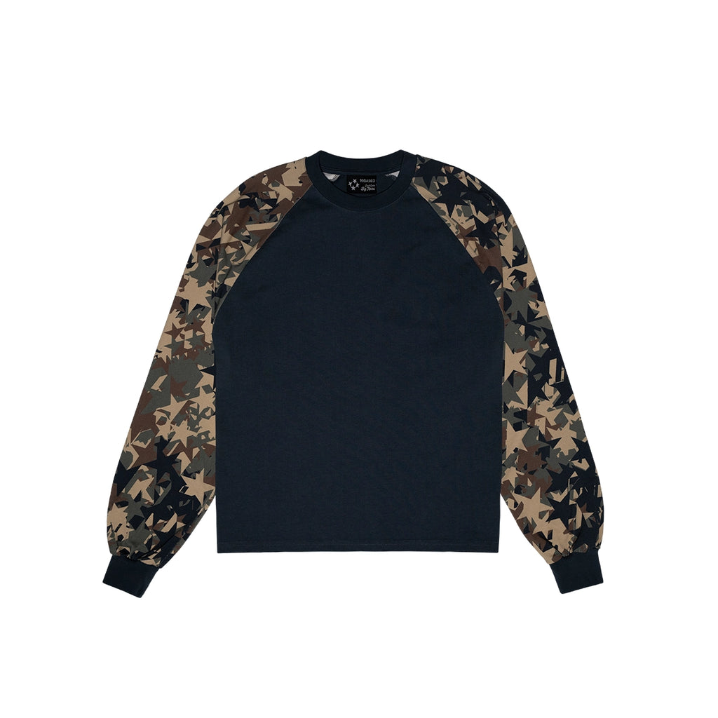 99BASED Field Camo Raglan L/S
