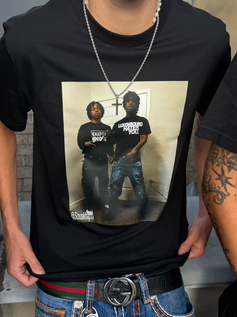SOUSKHAPTA Chief Keef T-Shirt Black