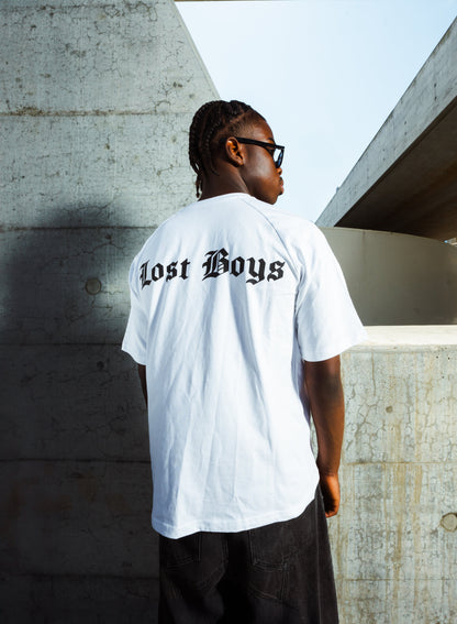 LOST BOYS ARCHIVES Logo Mania T-Shirt White