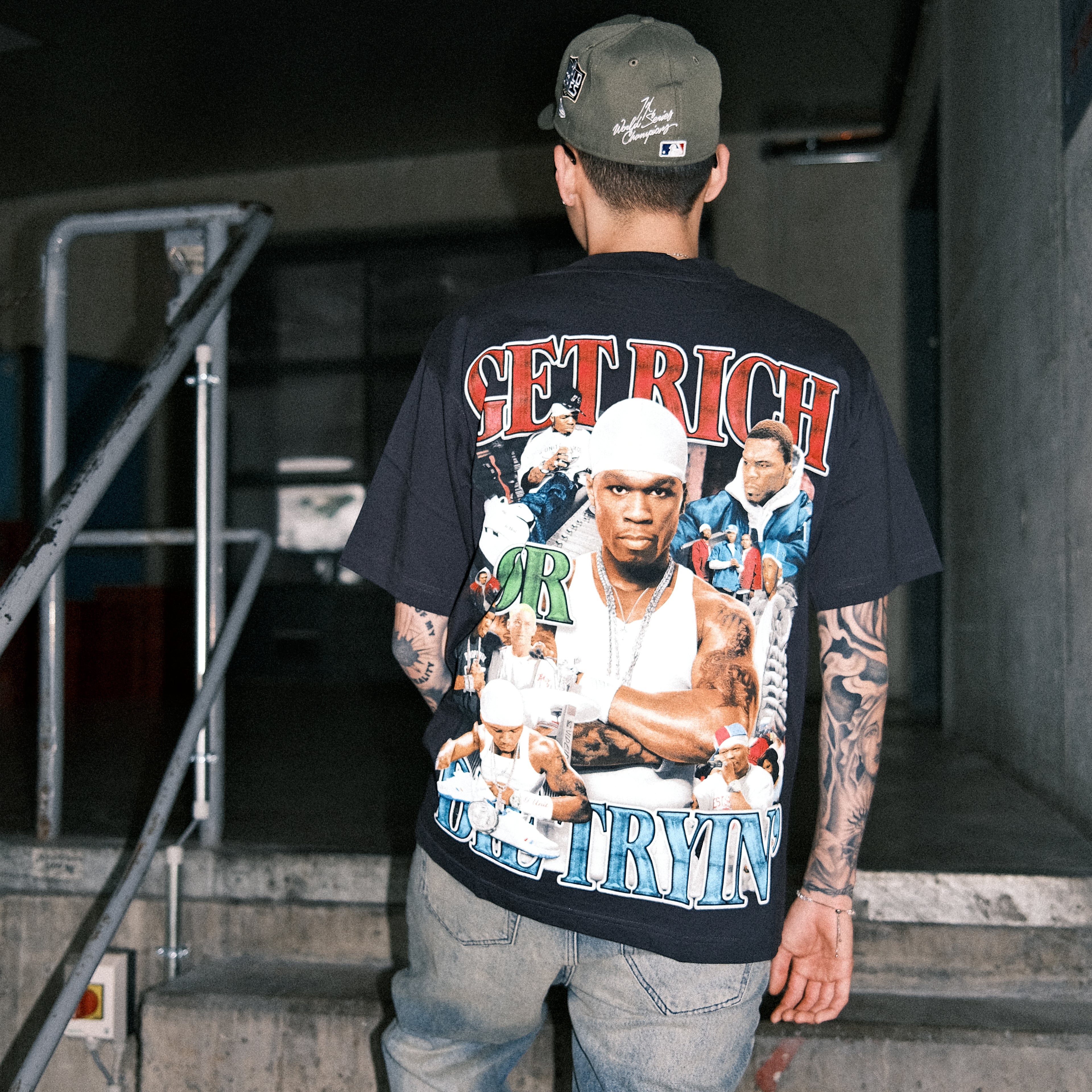MARINO MORWOOD 50 Cent T-Shirt Black