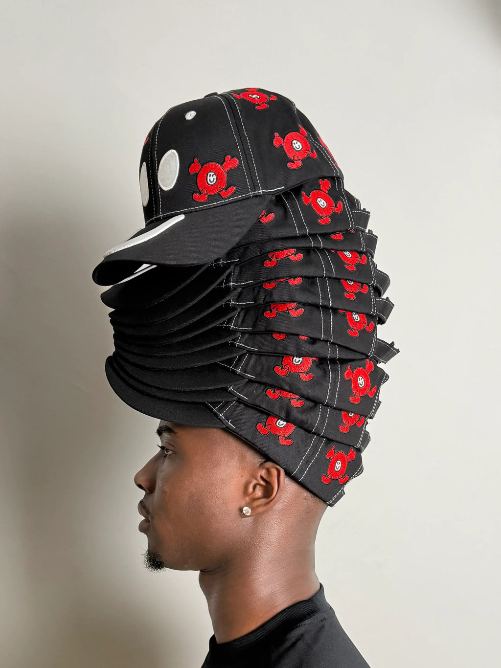 NEVER BEEN Red Logo Cap