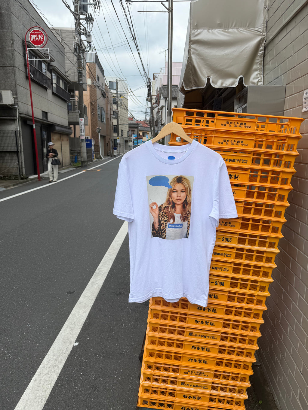 DREAMINGBUSY Kate Moss T-Shirt White