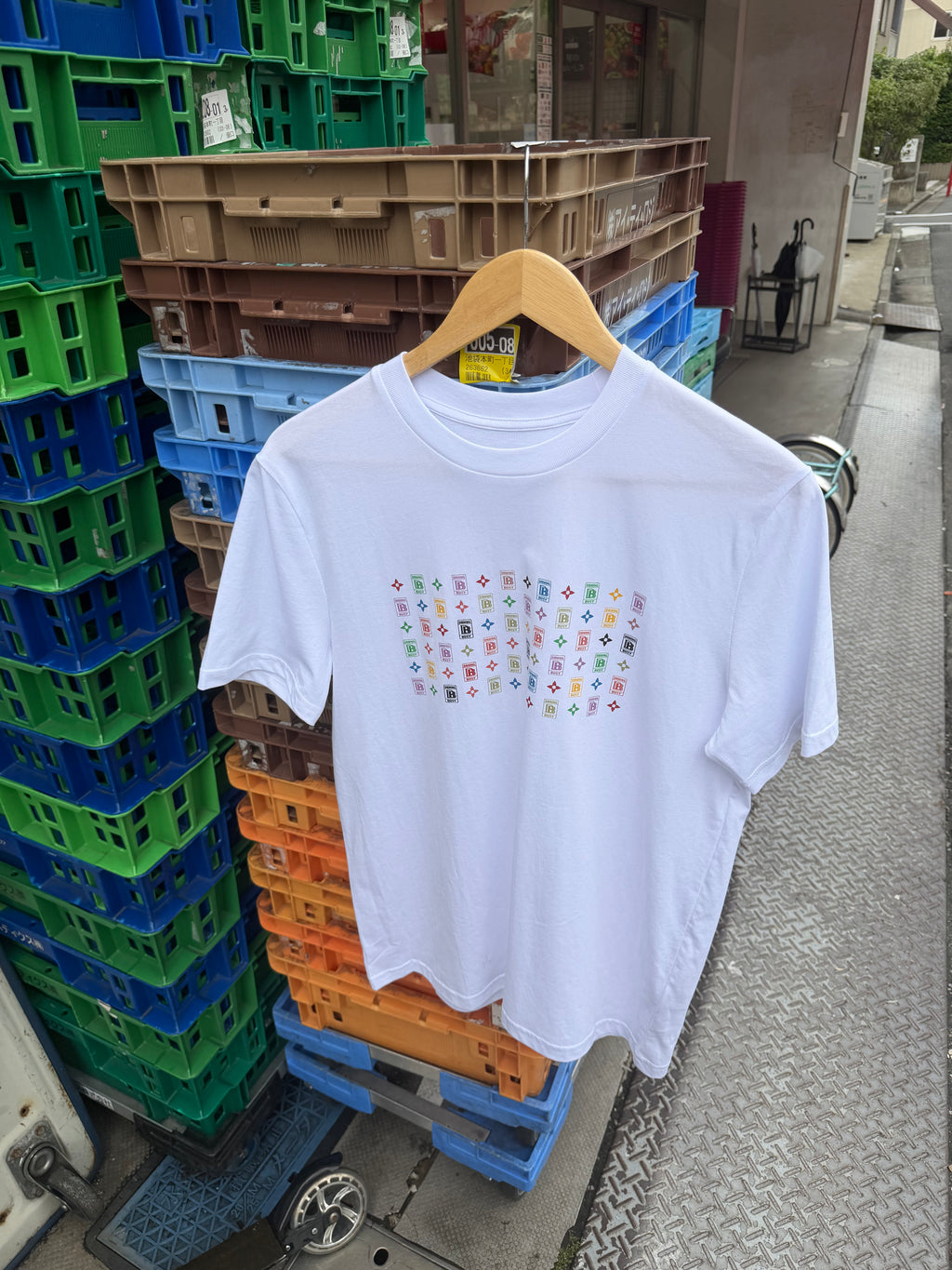 DREAMINGBUSY Mura Multi Monogram T-Shirt White