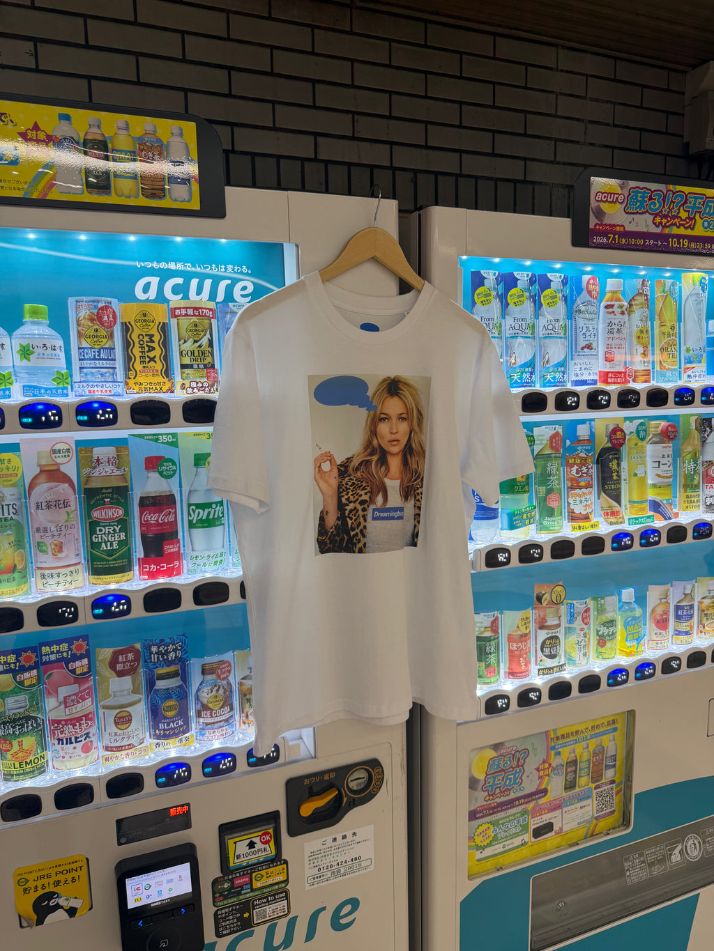 DREAMINGBUSY Kate Moss T-Shirt White
