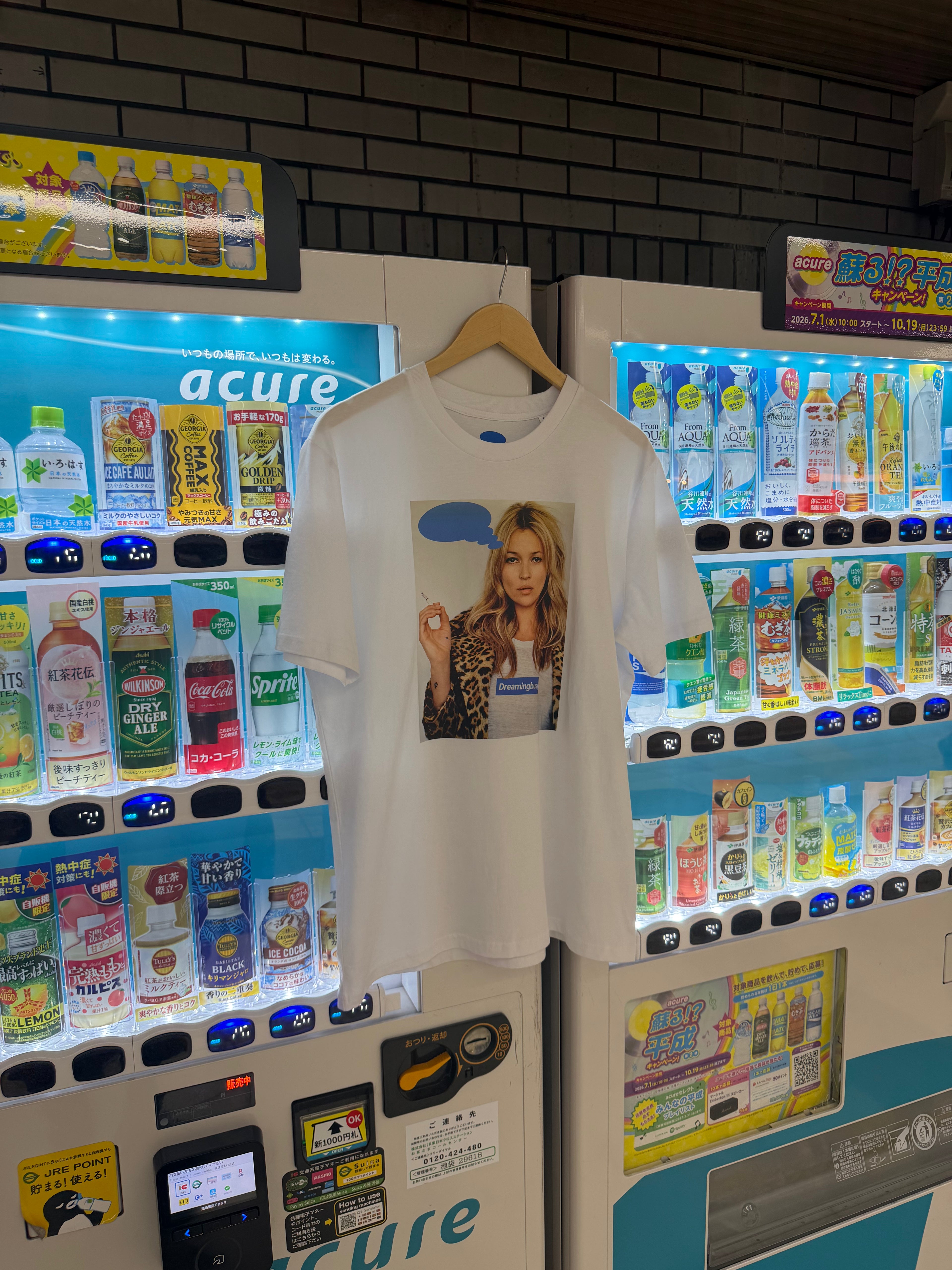 DREAMINGBUSY Kate Moss T-Shirt White