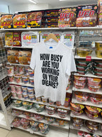 DREAMINGBUSY Slogan T-Shirt White