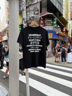 DREAMINGBUSY Languages T-Shirt Black
