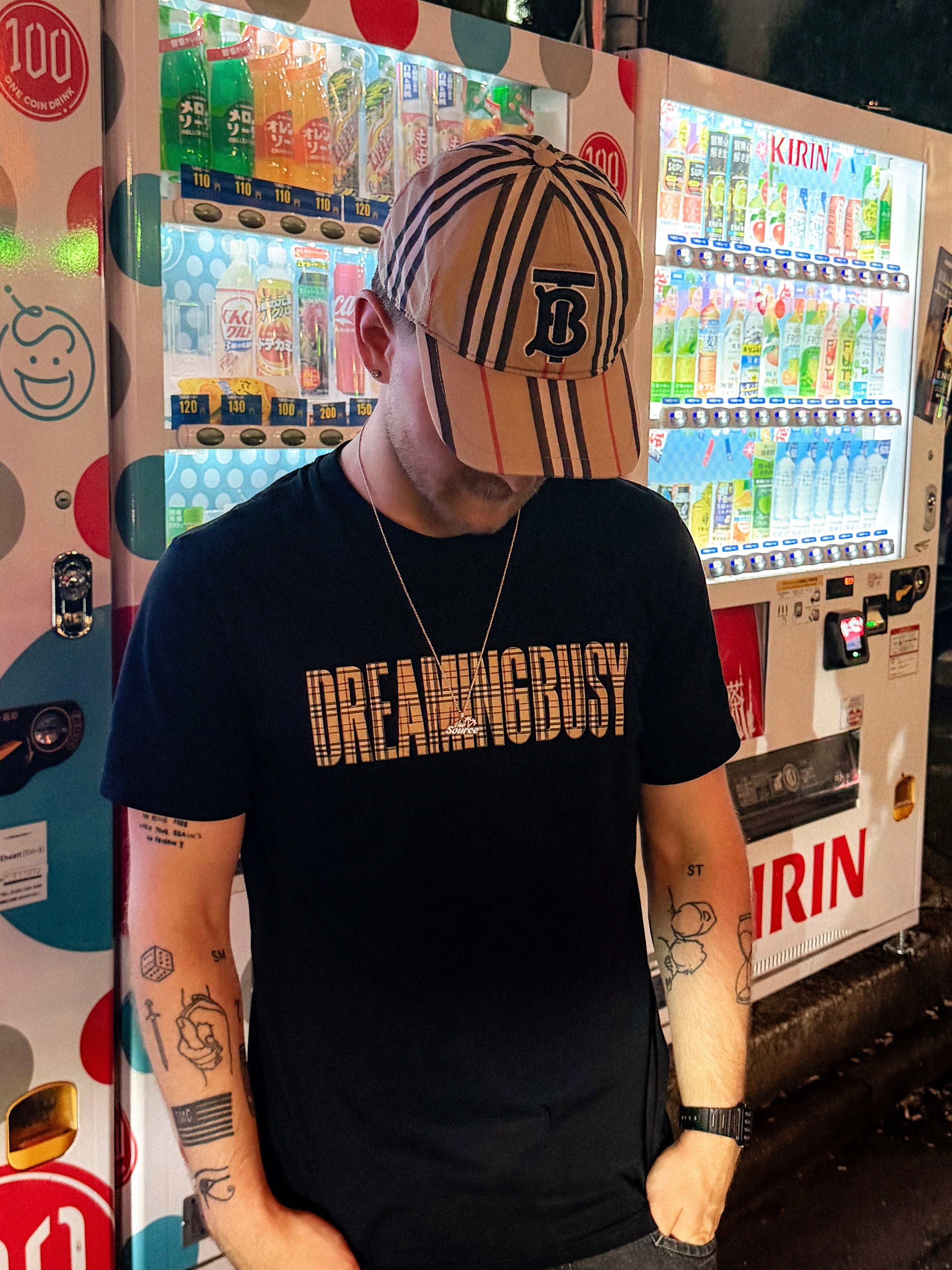 DREAMINGBUSY BRBRRY T-Shirt Black