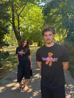 DREAMINGBUSY Teddy T-Shirt Black