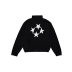 99BASED Padded Logo Track Jacket Black