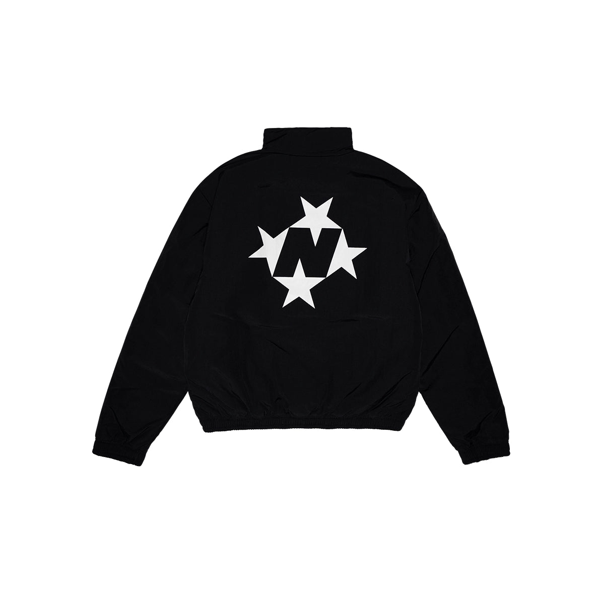 99BASED Padded Logo Track Jacket Black