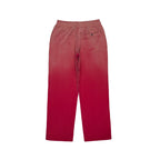 99BASED Deconstructed Sweatpants Faded Red