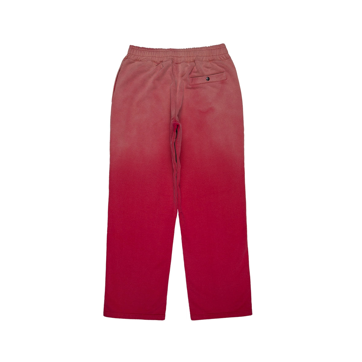 99BASED Deconstructed Sweatpants Faded Red
