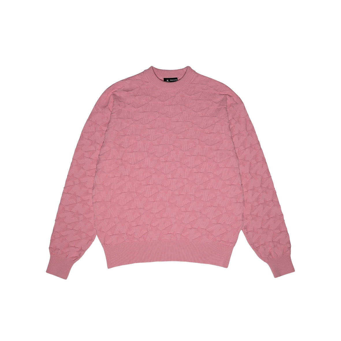 99BASED Web Stars Knit Sweater Pink