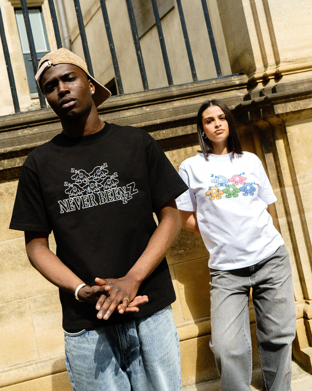 NEVER BEEN ZZZ T-Shirt Black