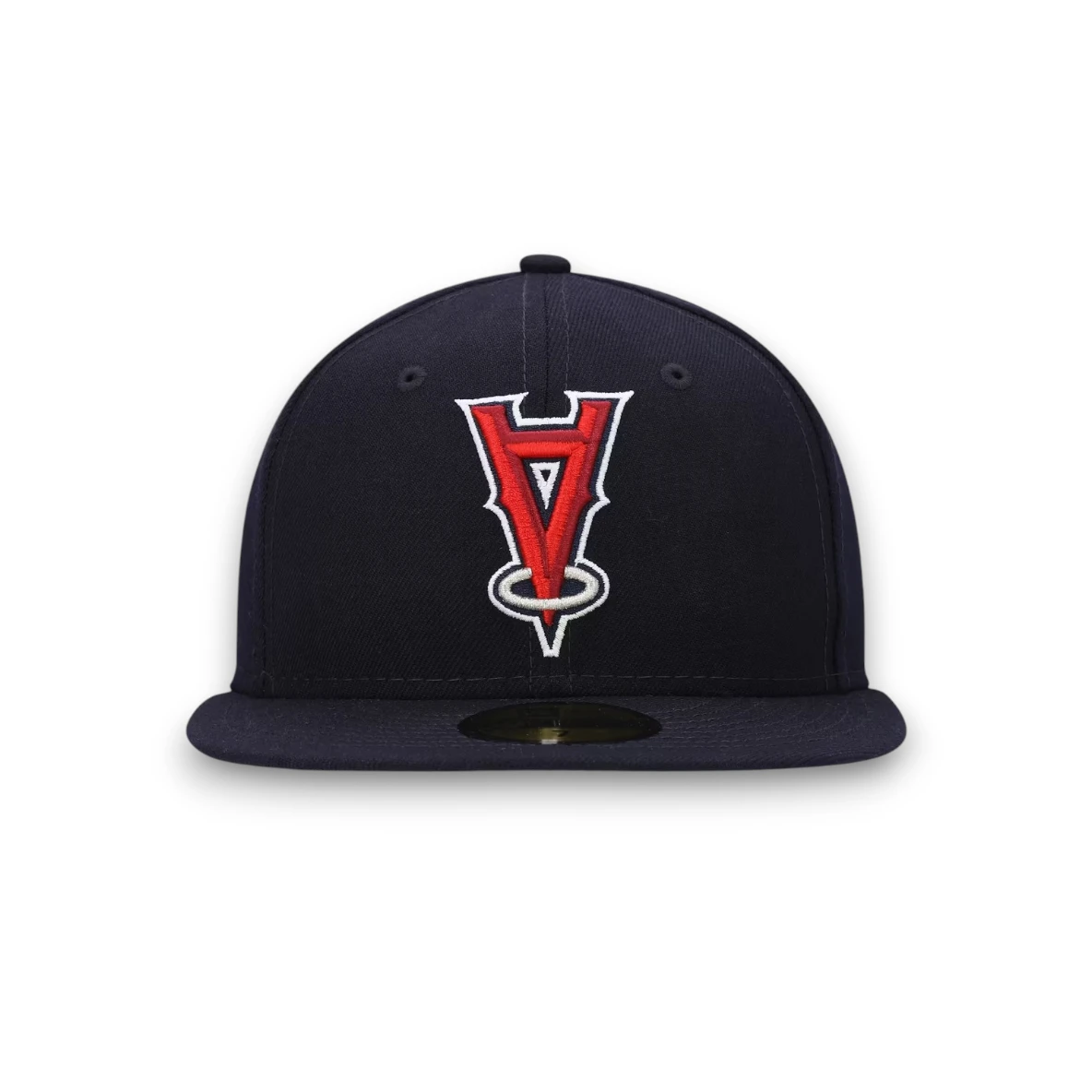 Casquette ajustée 59FIFTY NEW ERA Anaheim Angels à l'envers bleu marine