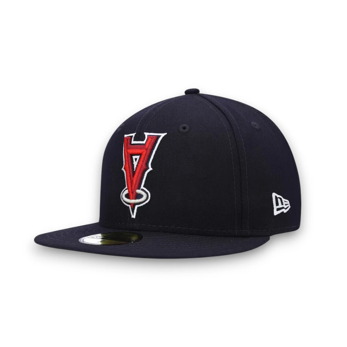 Casquette ajustée 59FIFTY NEW ERA Anaheim Angels à l'envers bleu marine