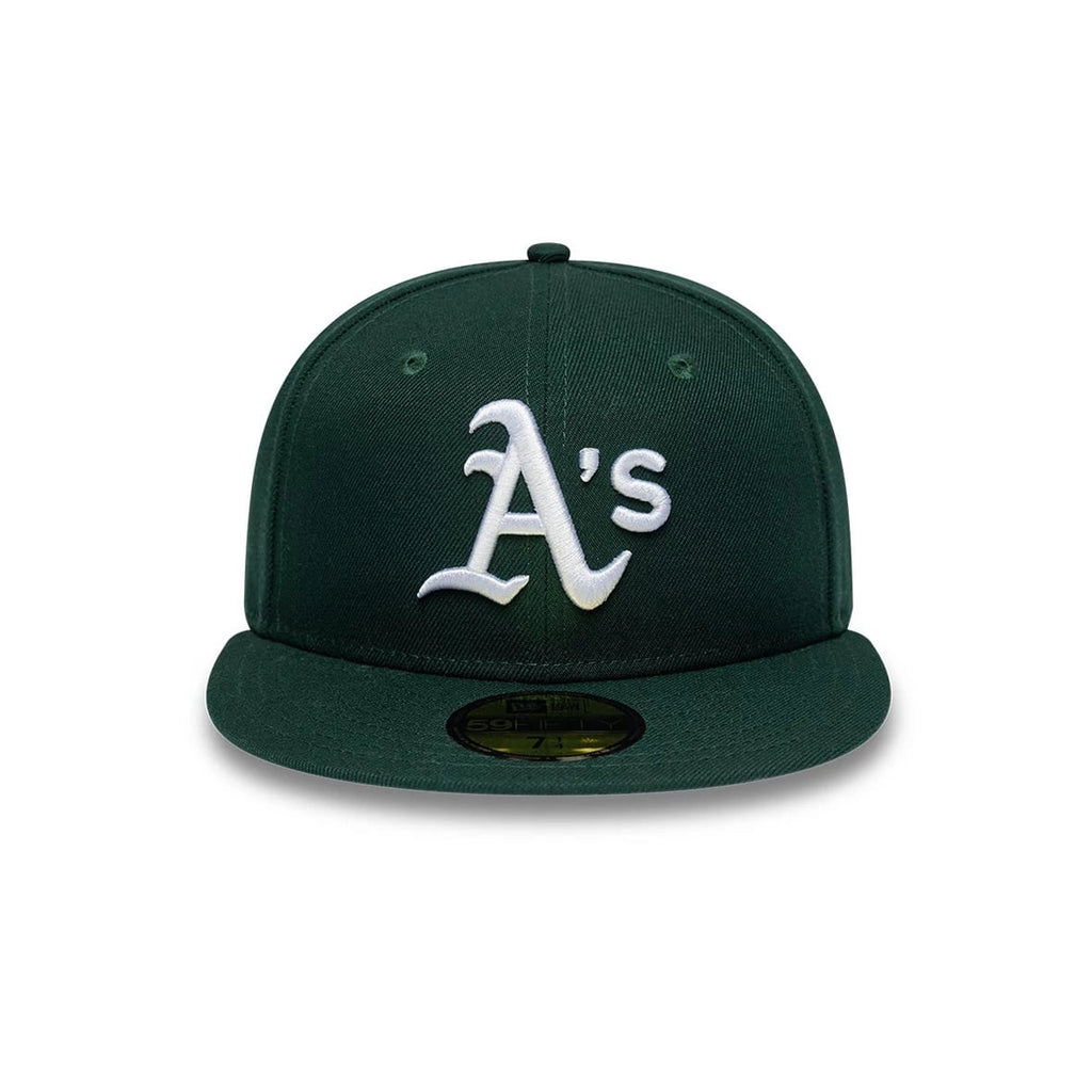 NEW ERA Athletics MLB League Essential Dark Green 59FIFTY Fitted Cap 60941127