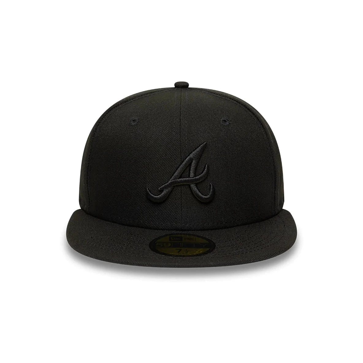 NEW ERA Atlanta Braves MLB Black on Black 59FIFTY Fitted Cap
