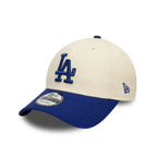 NEW ERA LA Dodgers Colour Block Cream 9FORTY Adjustable Cap 60595217