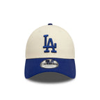 NEW ERA LA Dodgers Colour Block Cream 9FORTY Adjustable Cap 60595217