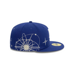 NEW ERA LA Dodgers Dark Royal MLB Zodiac 59FIFTY Fitted Cap 60580487